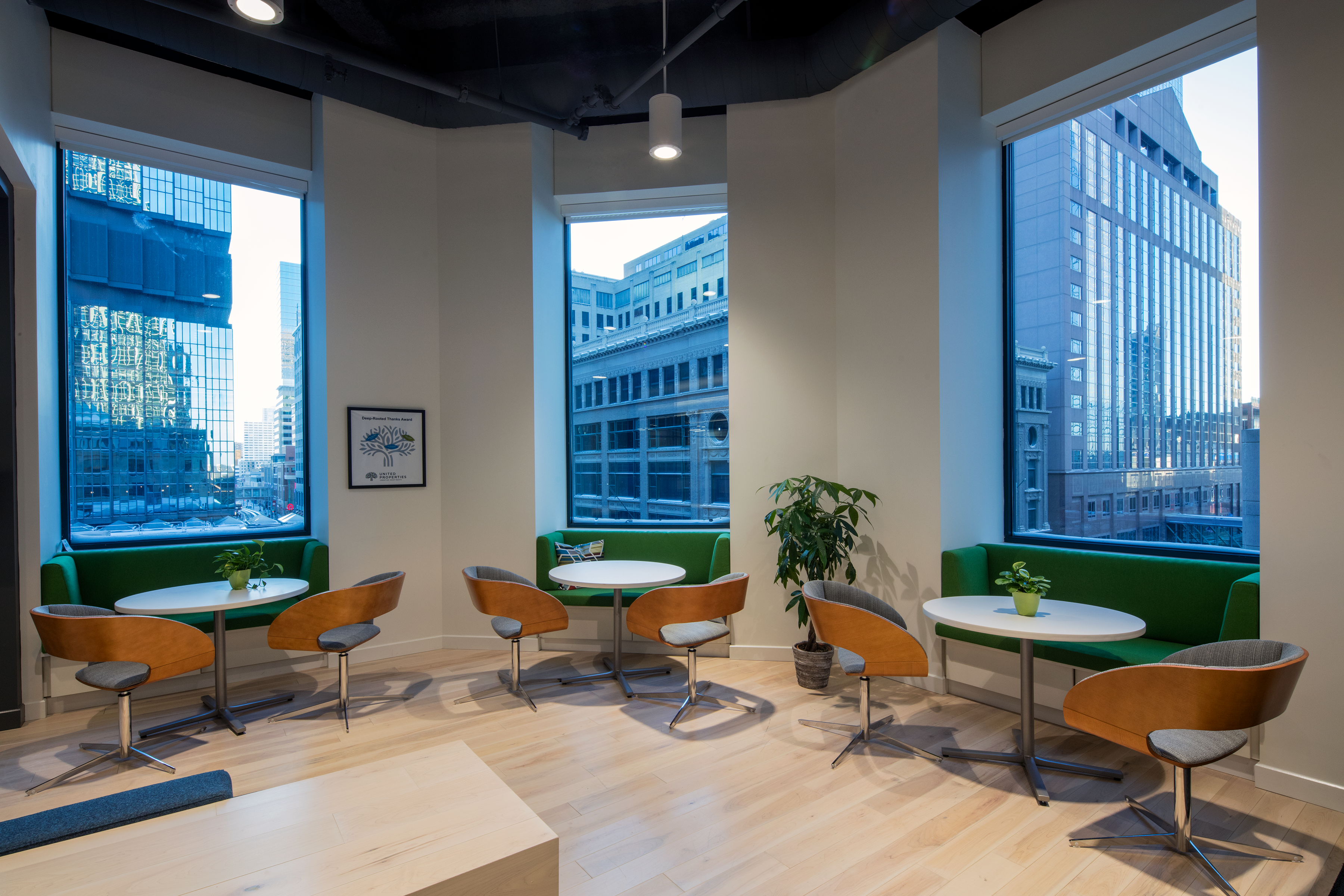 United Properties' office collaboration space