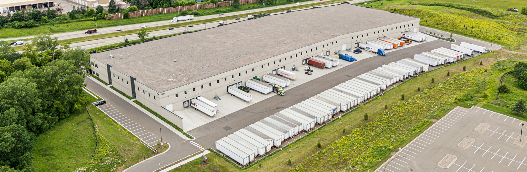 Aerial view of 4Front Industrial