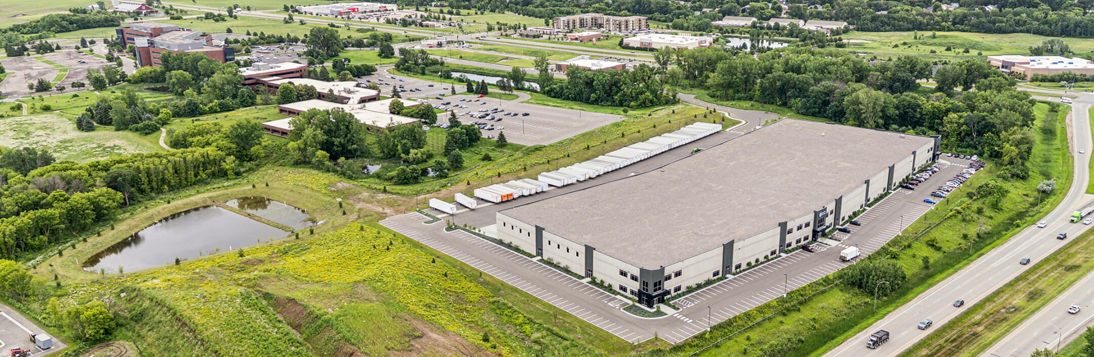 Aerial view of 4Front Industrial