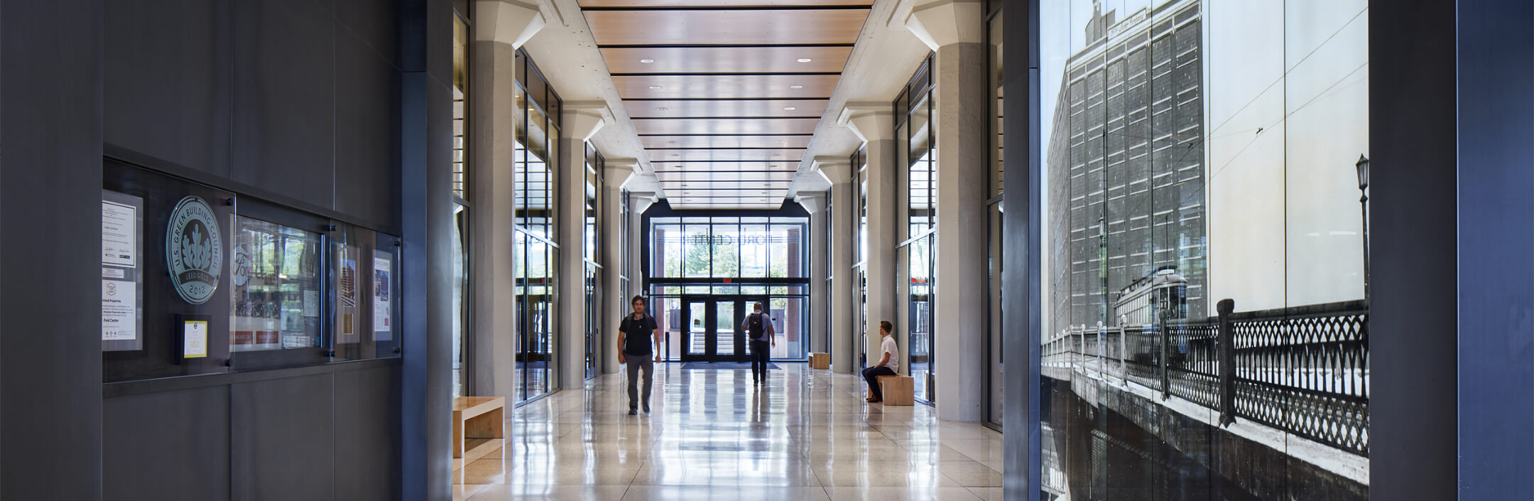 Entryway of Ford building