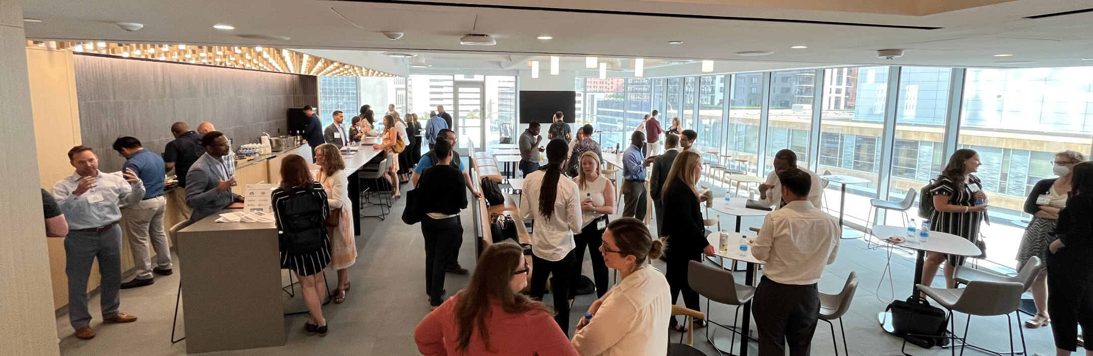 Group of people meeting in a conference room