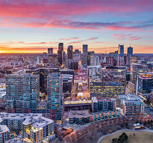 Denver CO skyline